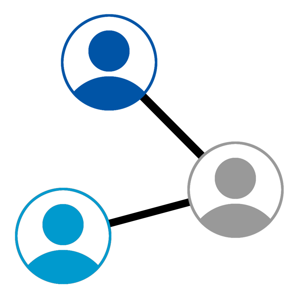 Diagram of connecting users